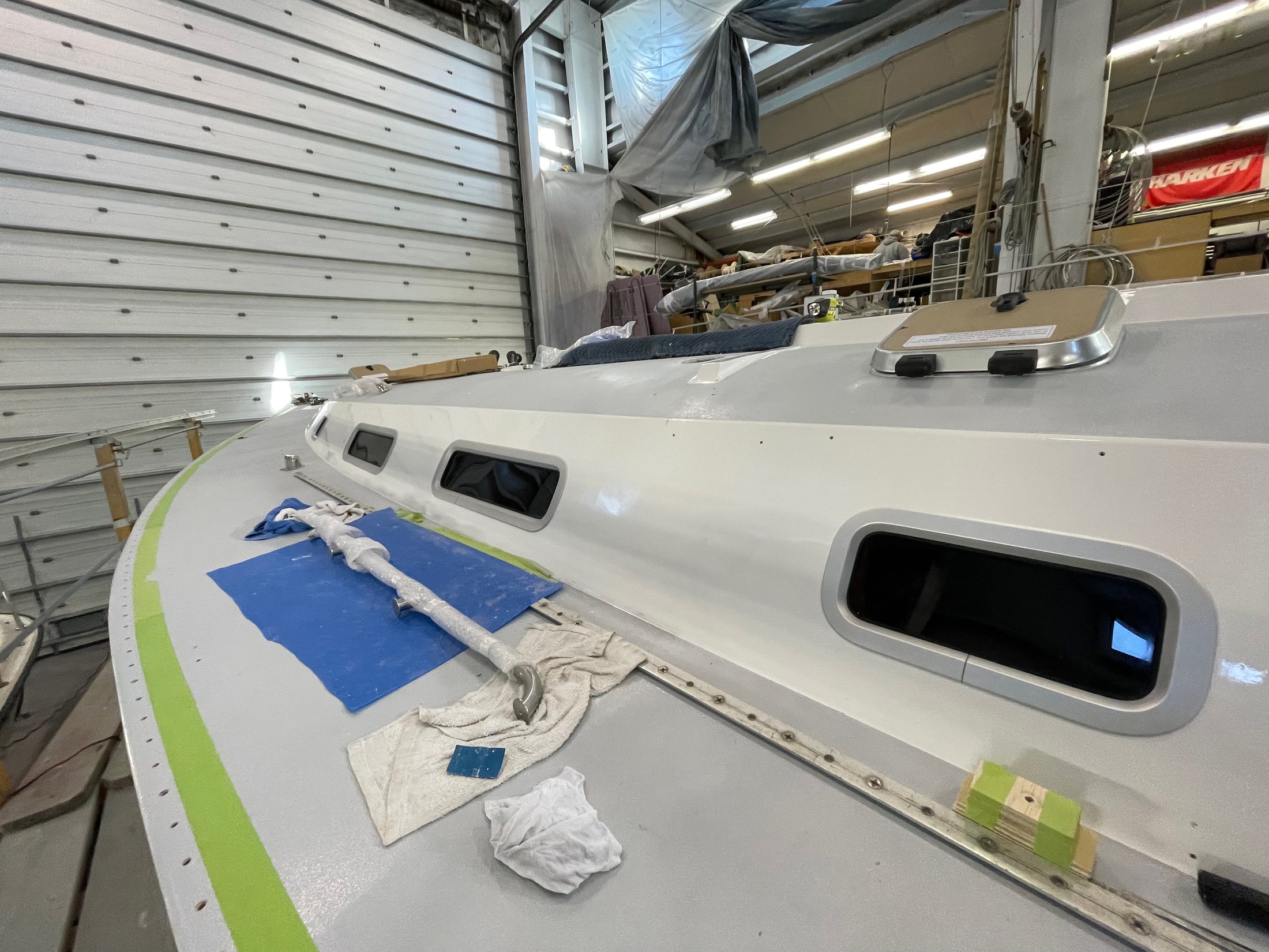 Renewed portlights and deck surfaces