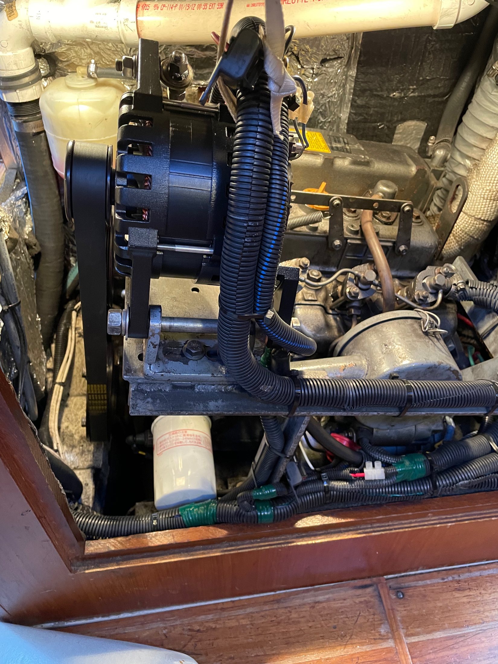 275A ARCO alternator installation